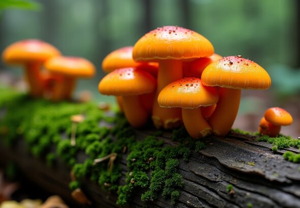 Identifier un champignon orange sur bois mort : guide pratique et astuces
