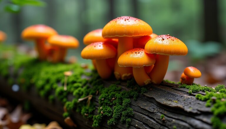 Identifier un champignon orange sur bois mort : guide pratique et astuces